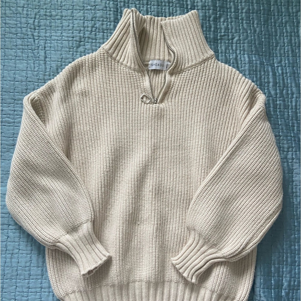 Shekou ribbed knit pullover sweater